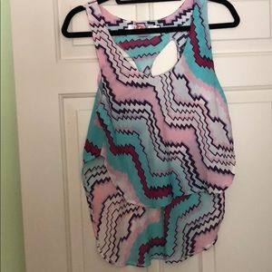 Retro Printed Blouse
